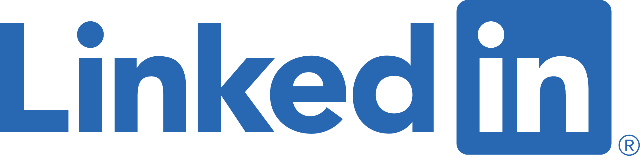 LinkedIn logo in blue color